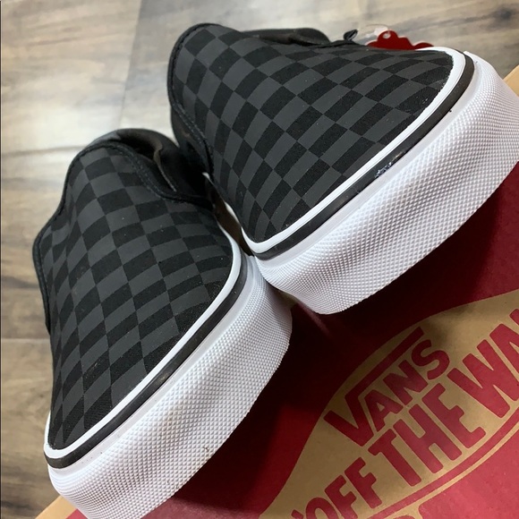 VANS CLASSIC SLIP ON CHECKERBOARD black WMNS - Picture 10 of 16
